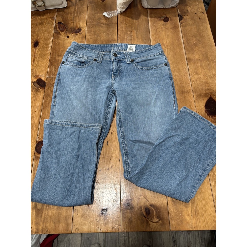 Cruel Kaddee Women's Size 11R Light Wash Bootcut‎ Jeans Studded Pockets Stretch